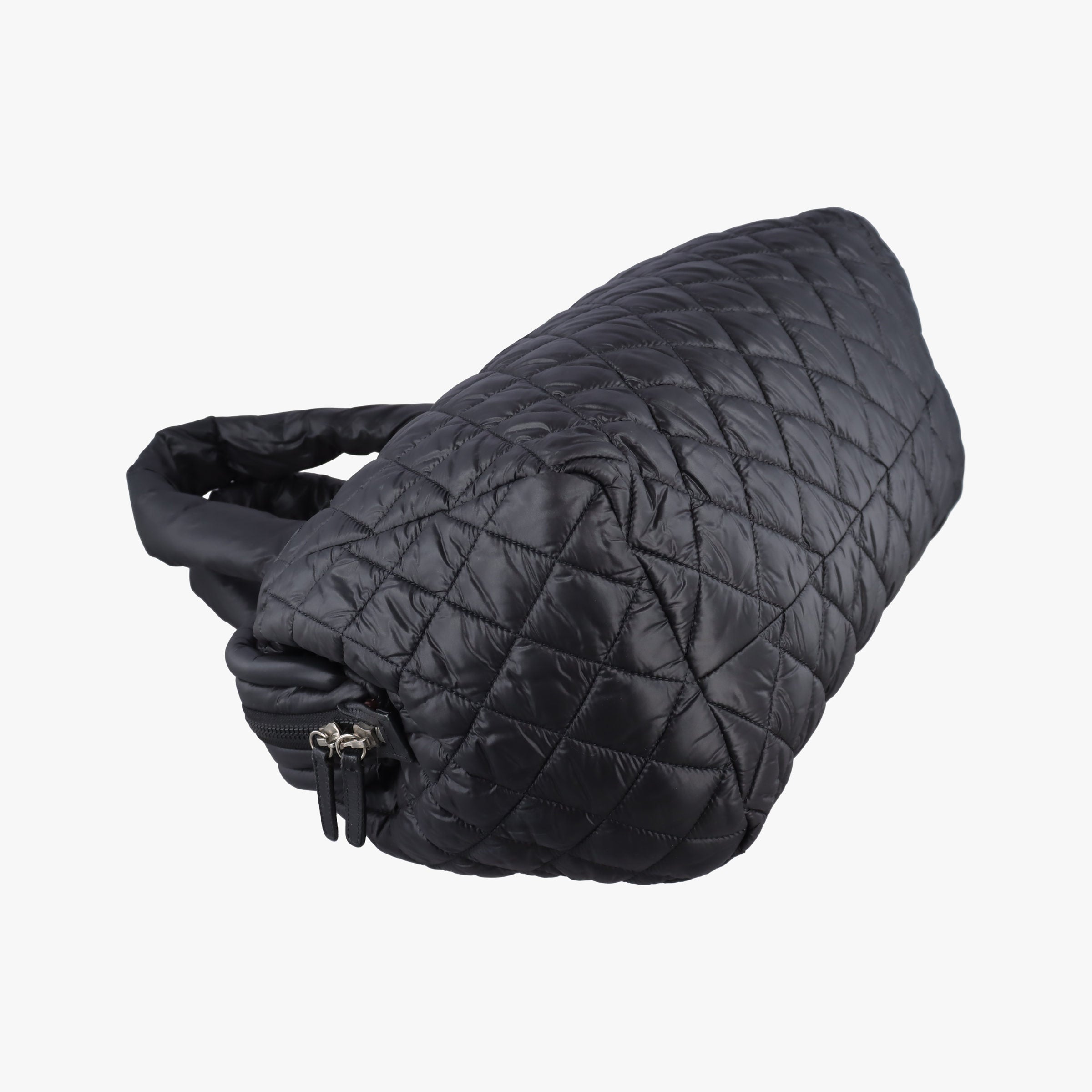Cococoon Quilting Black Nylon×Leather A47107 13643578コココクーン キルティング ブラック ナイロン×レザー A47107 13643578