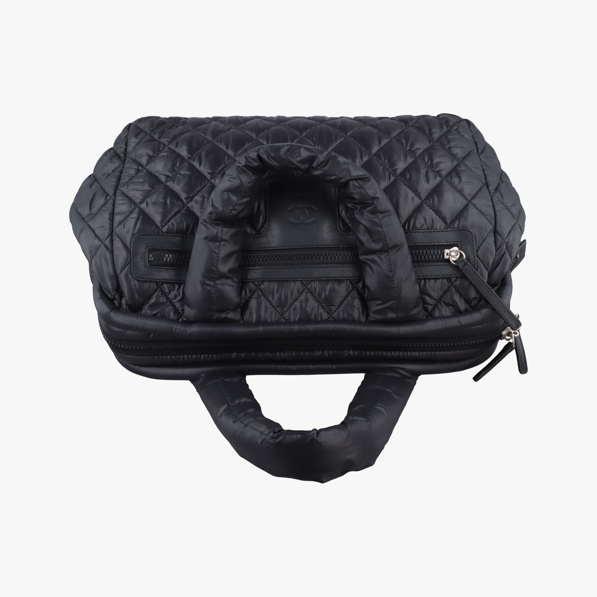 Cococoon Quilting Black Nylon×Leather A47107 13643578コココクーン キルティング ブラック ナイロン×レザー A47107 13643578