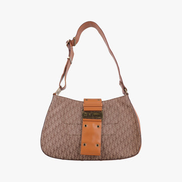 Street Chic Columbus Beige×brown canvasxleather MA-0022トロッター ストリートシック コロンバス ベージュ×ブラウン キャンバスxレザー MA-0022