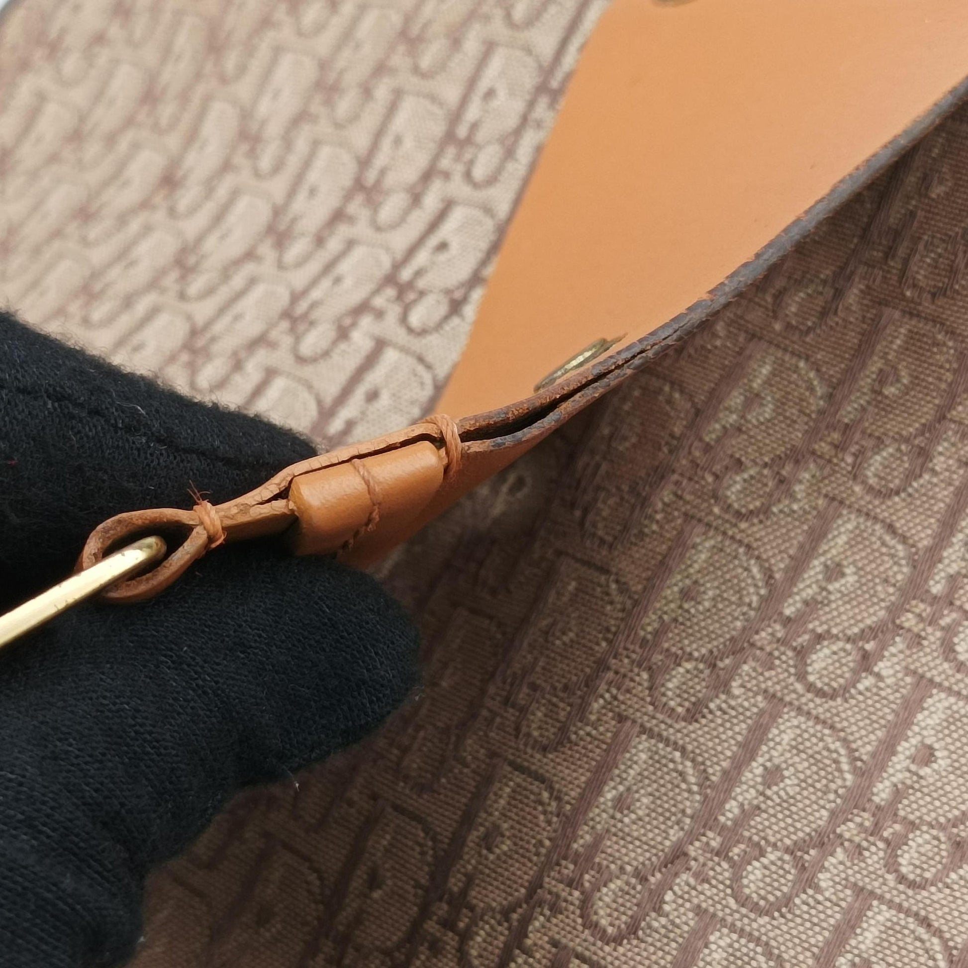 Street Chic Columbus Beige×brown canvasxleather MA-0022トロッター ストリートシック コロンバス ベージュ×ブラウン キャンバスxレザー MA-0022