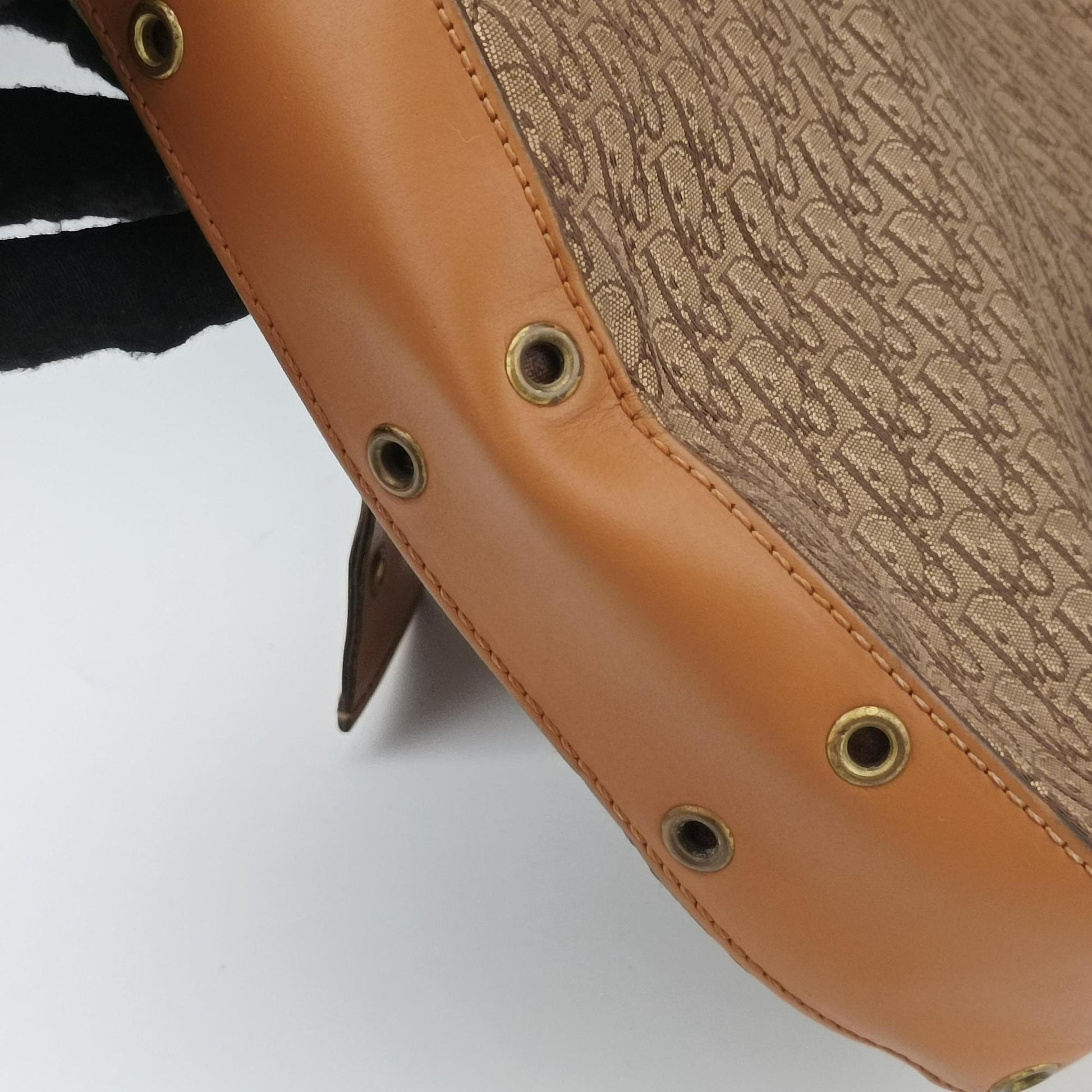 Street Chic Columbus Beige×brown canvasxleather MA-0022トロッター ストリートシック コロンバス ベージュ×ブラウン キャンバスxレザー MA-0022