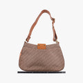 Street Chic Columbus Beige×brown canvasxleather MA-0022トロッター ストリートシック コロンバス ベージュ×ブラウン キャンバスxレザー MA-0022