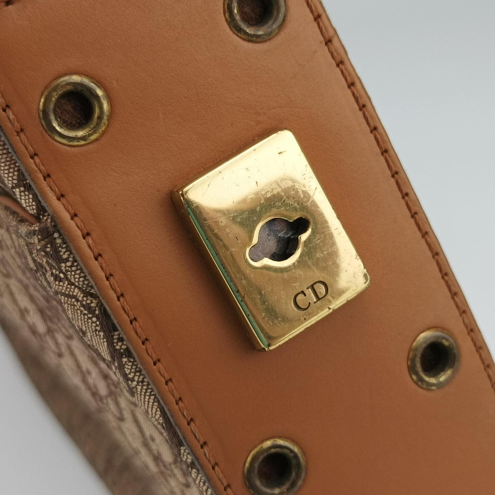 Street Chic Columbus Beige×brown canvasxleather MA-0022トロッター ストリートシック コロンバス ベージュ×ブラウン キャンバスxレザー MA-0022