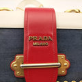 Cahier tassen Leder Multicolour Leather×Denim 1BD045 25カイエ タッセン レダー マルチカラー レザー×デニム 1BD045 25