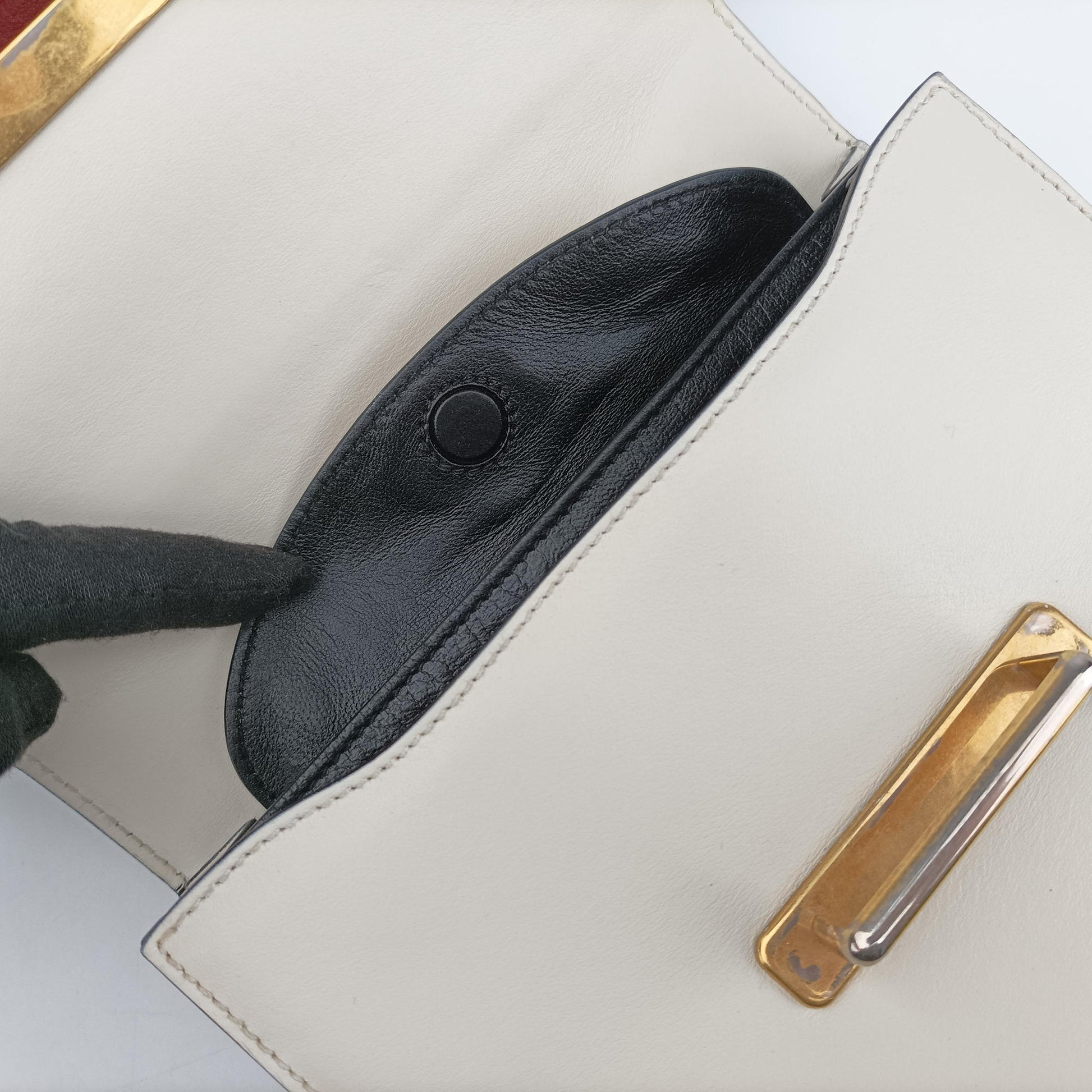 Cahier tassen Leder Multicolour Leather×Denim 1BD045 25カイエ タッセン レダー マルチカラー レザー×デニム 1BD045 25