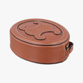 Oval Purse Cuir Triomphe Brown Leather U-SL-0292オーバルパース キュイル トリオンフ ブラウン レザー U-SL-0292