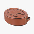 Oval Purse Cuir Triomphe Brown Leather U-SL-0292オーバルパース キュイル トリオンフ ブラウン レザー U-SL-0292
