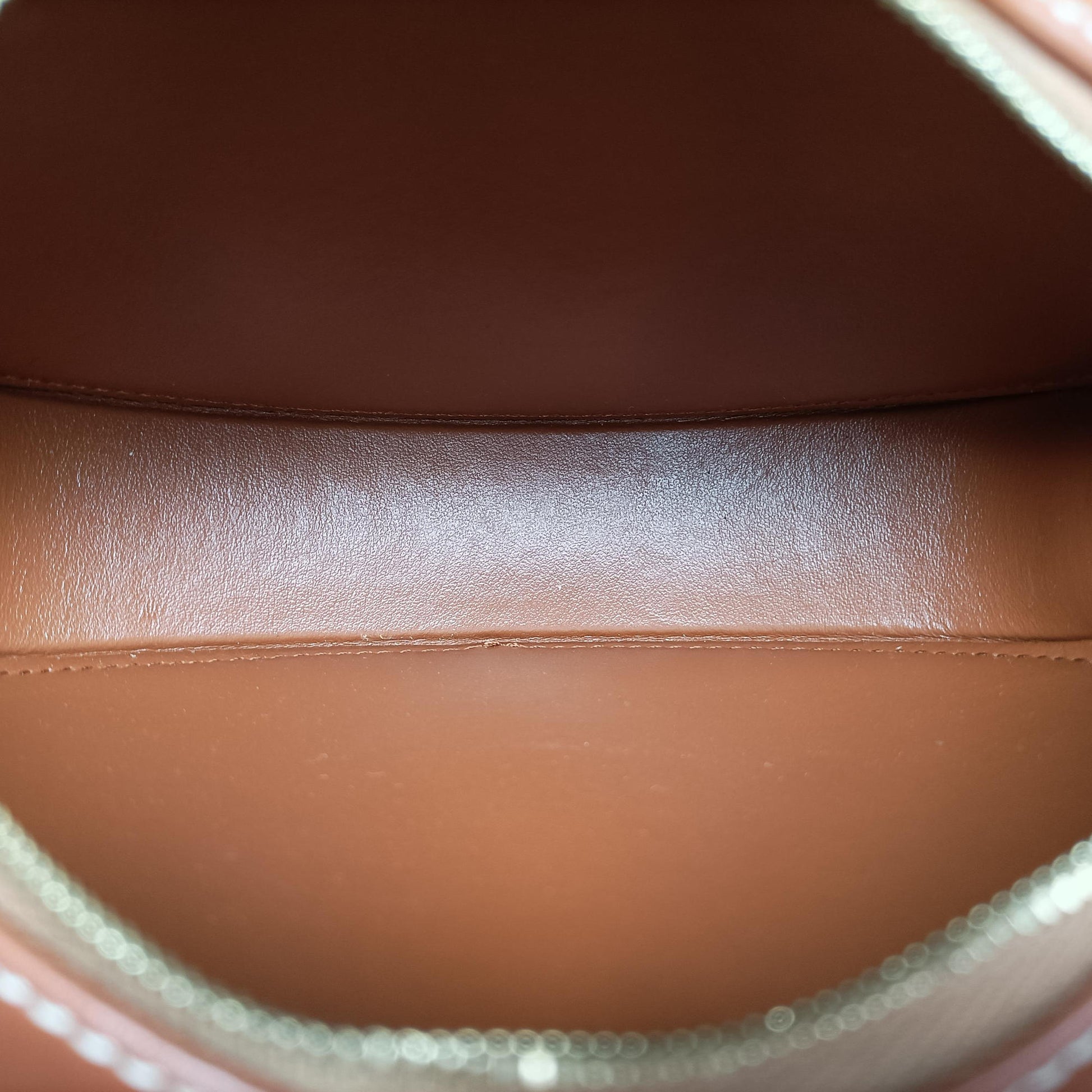 Oval Purse Cuir Triomphe Brown Leather U-SL-0292オーバルパース キュイル トリオンフ ブラウン レザー U-SL-0292