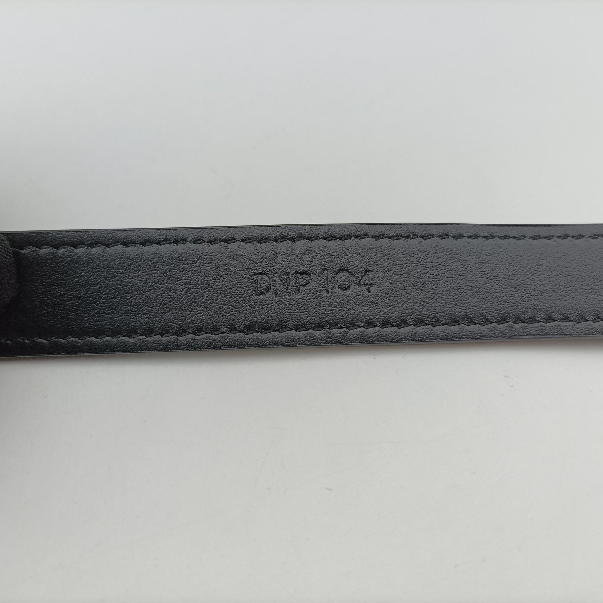 logo Black leather DNP104ロゴ ブラック レザー DNP104