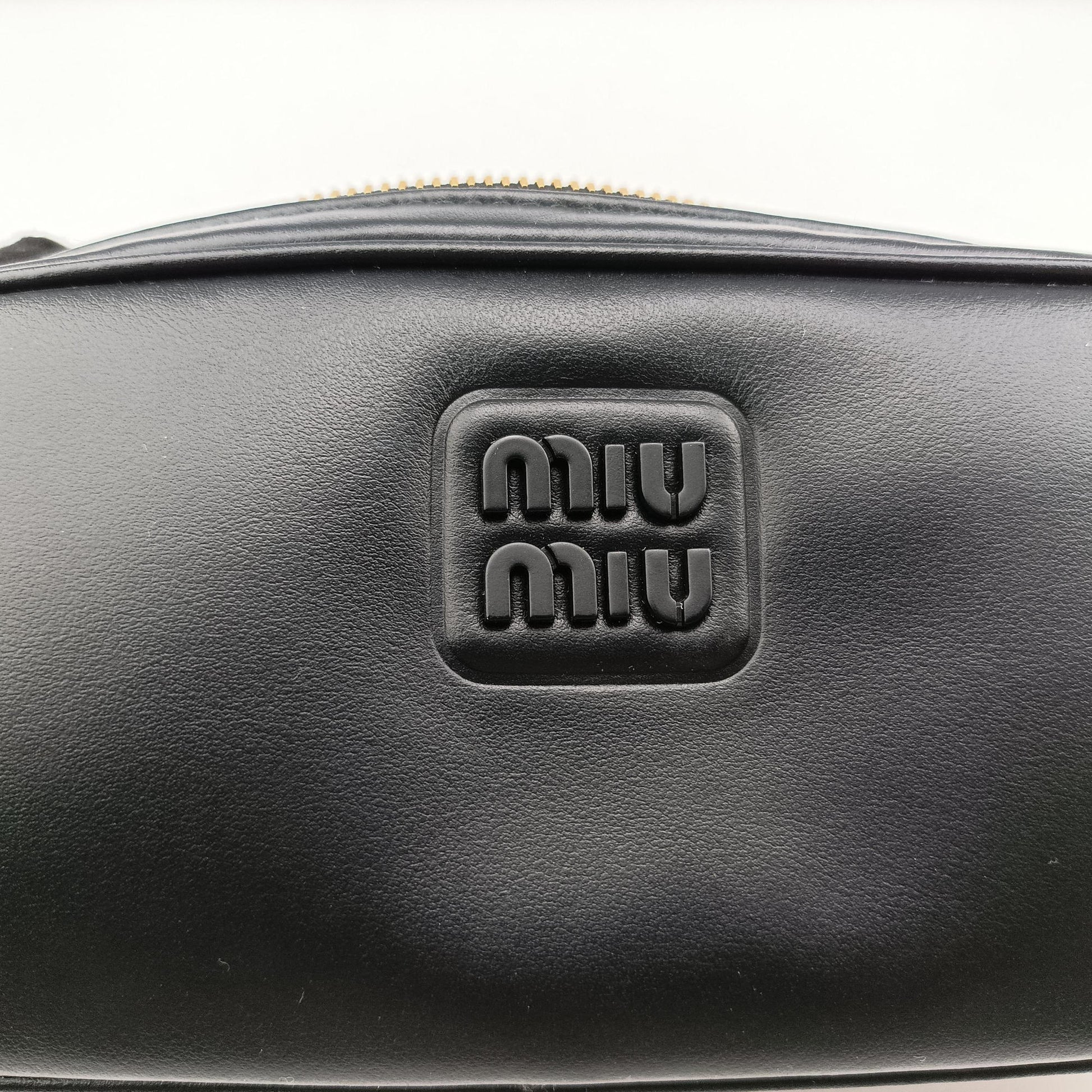 logo Black leather DNP104ロゴ ブラック レザー DNP104