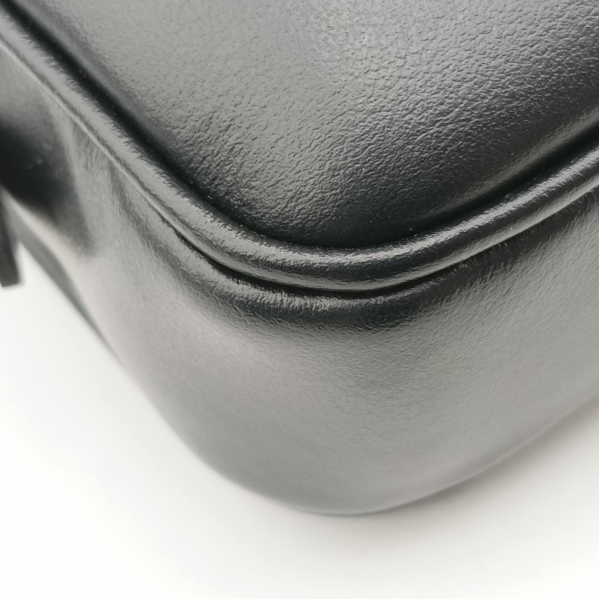 logo Black leather DNP104ロゴ ブラック レザー DNP104