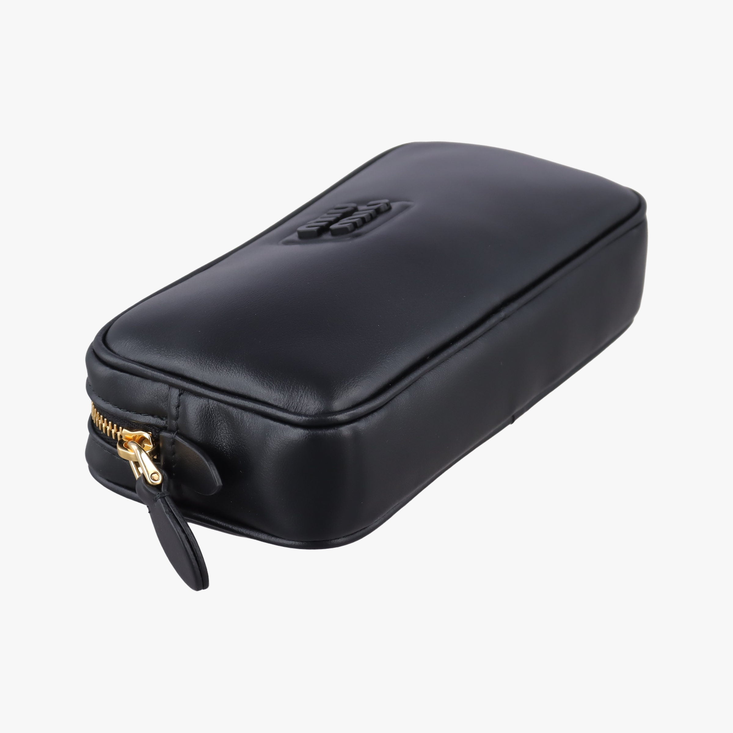 logo Black leather DNP104ロゴ ブラック レザー DNP104