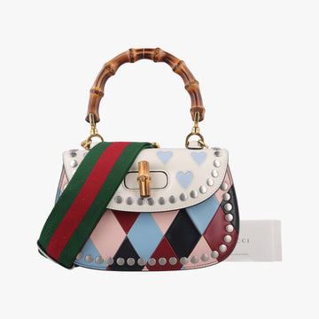 New Bamboo Multicolor Leather 675797 I038485919ニューバンブー マルチカラー レザー 675797 I038485919