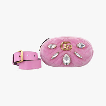 GG Marmont Pink velour 476434 C023347803GGマーモント ピンク ベロア 476434 C023347803