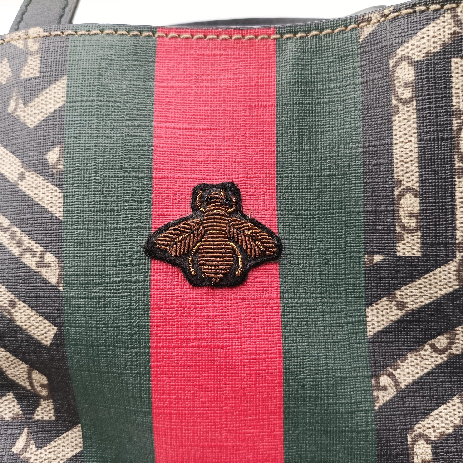 GG Supreme Bee Multicolour PVC coated canvas 450950 A022232996GGスプリーム キングスネーク マルチカラー PVCコーティングキャンバス 450950 A022232996
