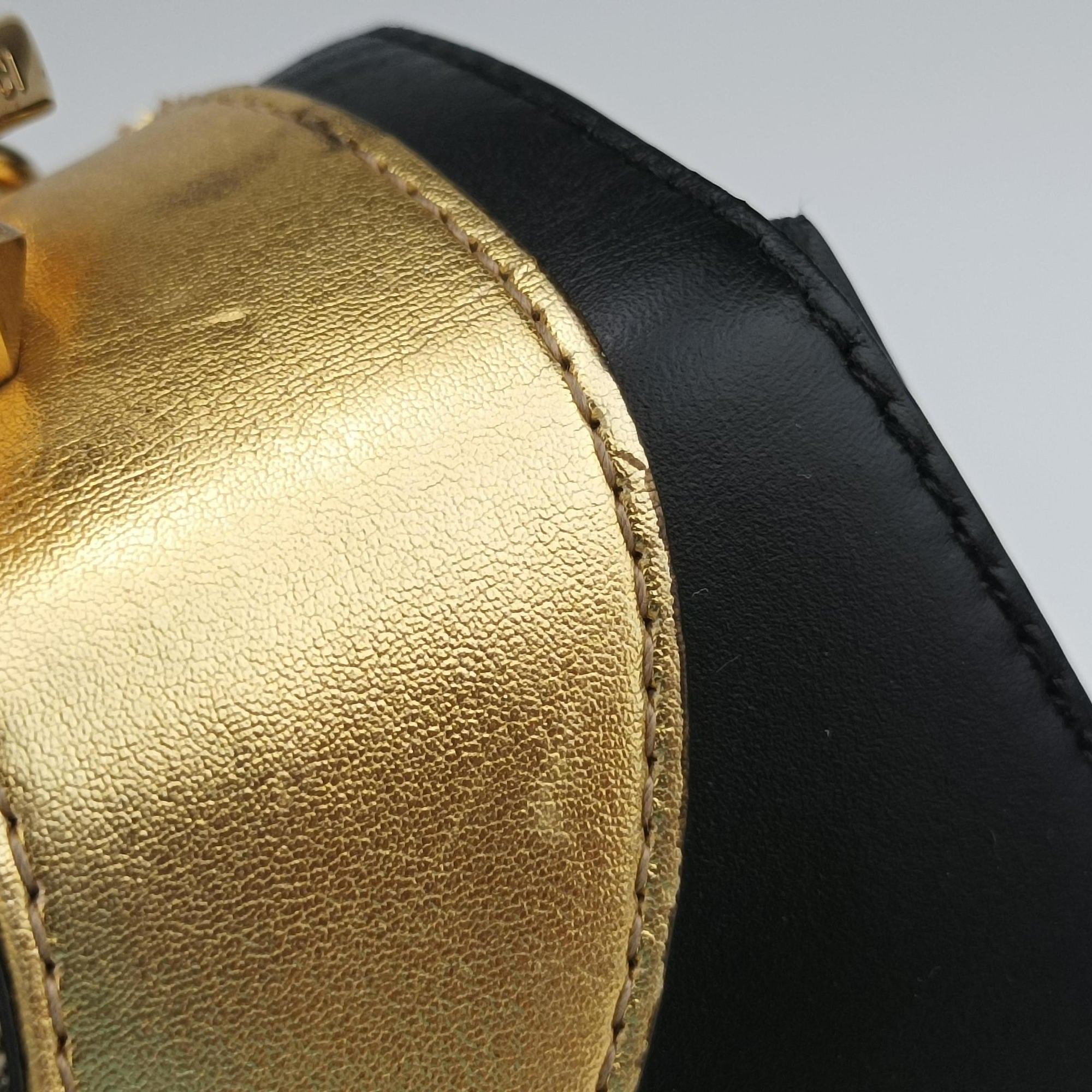 Osiride GG Supreme Beige × Gold × Black PVC coated canvas×Leather 497996 D023275694オジリデ ベージュ×ゴールド×ブラック PVCコーティングキャンバス×レザー 497996 D023275694