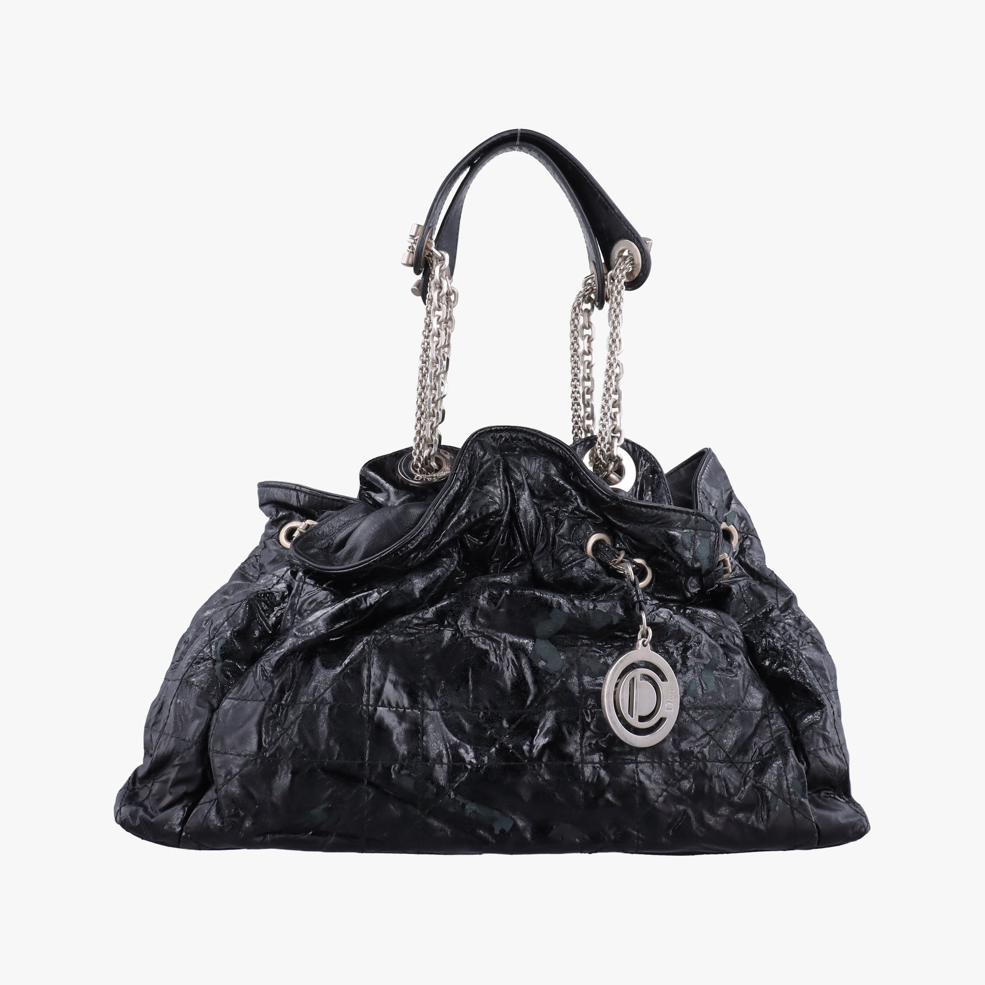 Le Trente Cannage Black Patent 01-RU-0110ルトラント カナージュ ブラック パテント 01-RU-0110