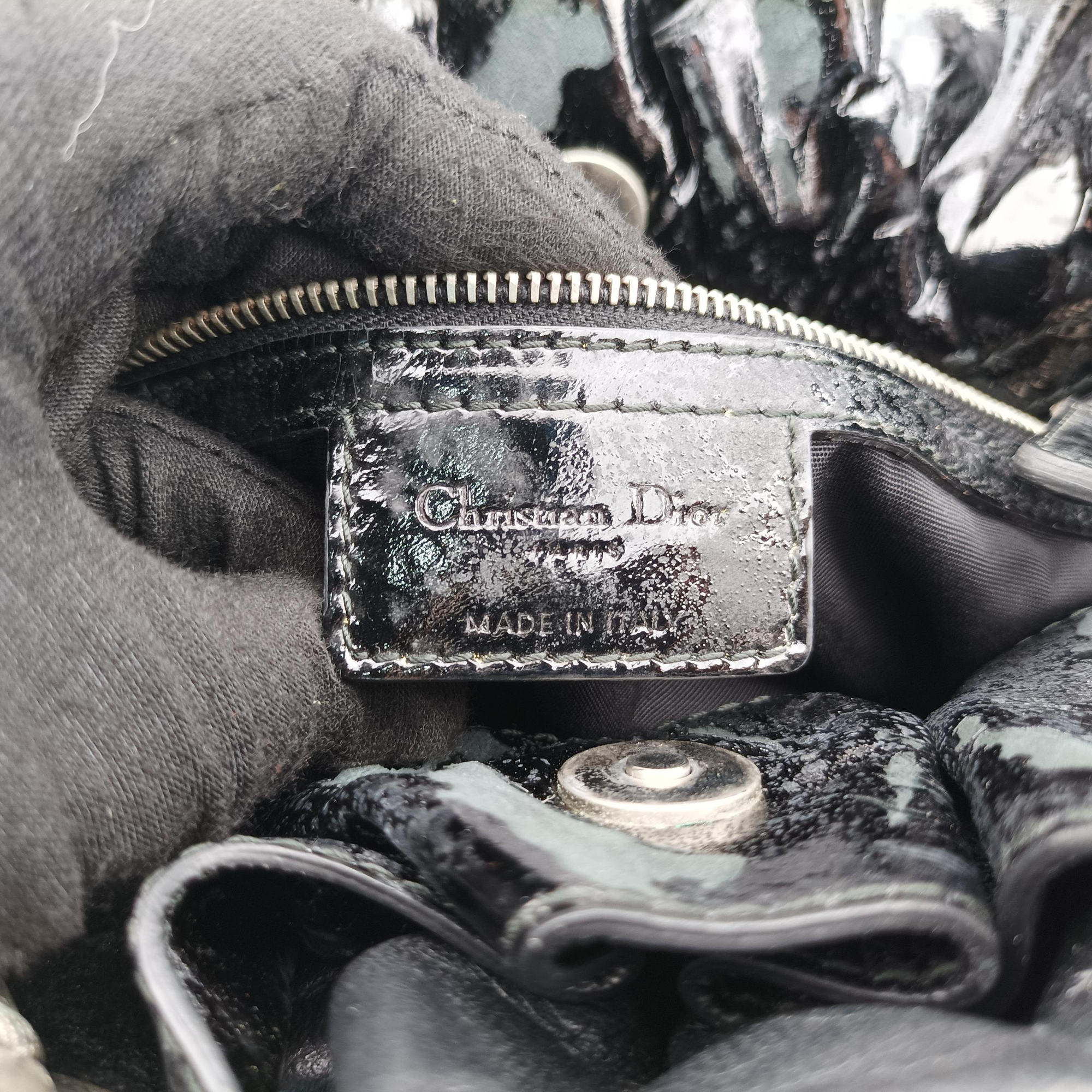 Le Trente Cannage Black Patent 01-RU-0110ルトラント カナージュ ブラック パテント 01-RU-0110