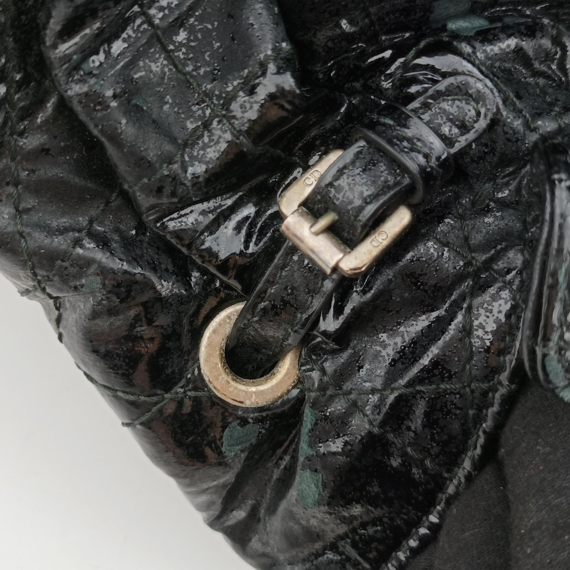 Le Trente Cannage Black Patent 01-RU-0110ルトラント カナージュ ブラック パテント 01-RU-0110