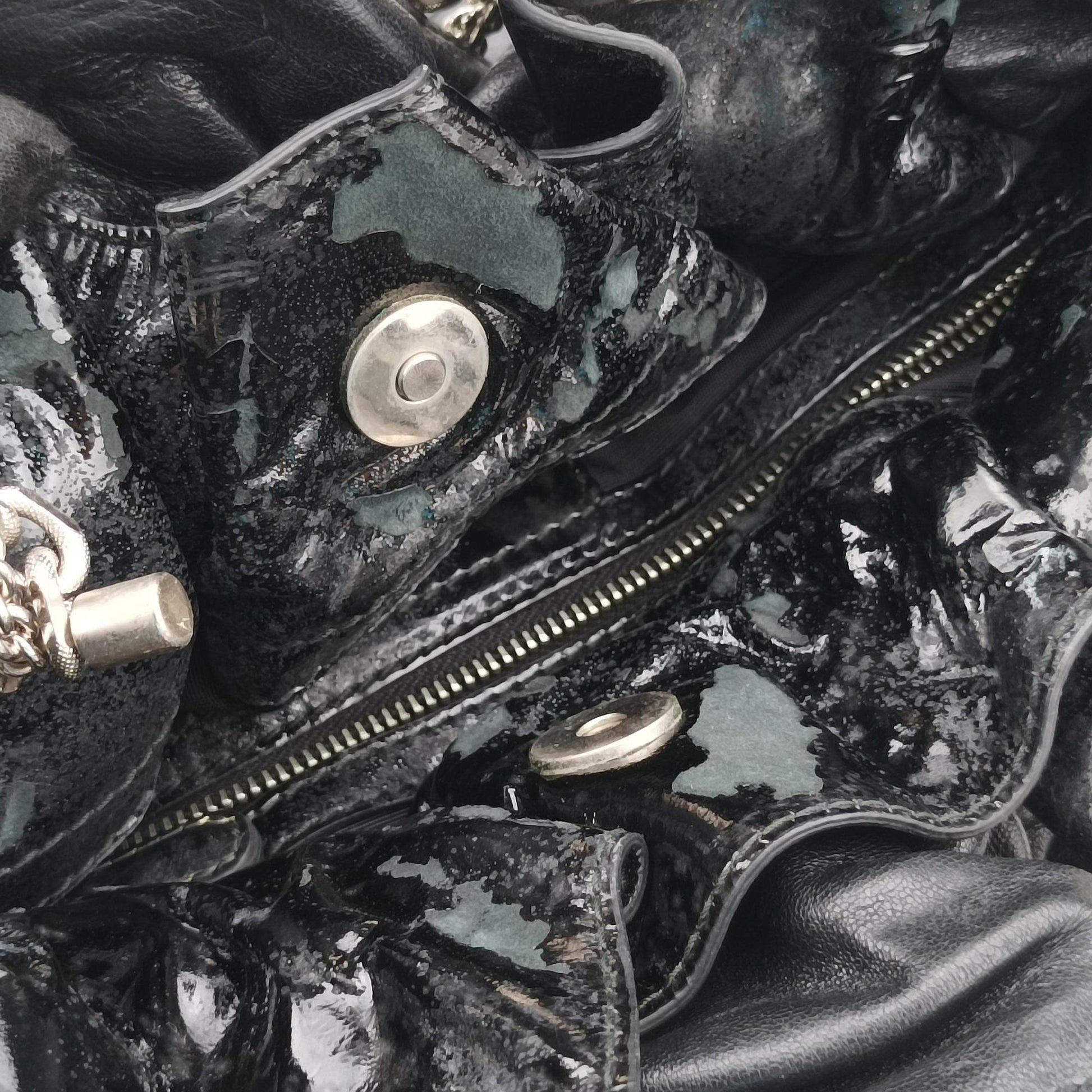 Le Trente Cannage Black Patent 01-RU-0110ルトラント カナージュ ブラック パテント 01-RU-0110