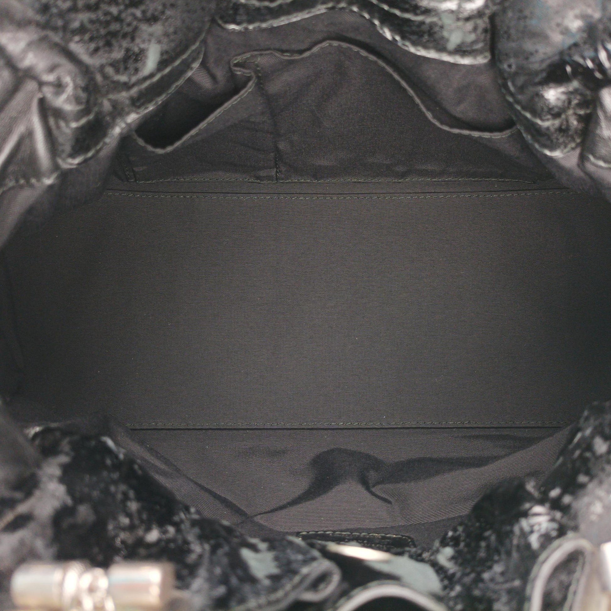 Le Trente Cannage Black Patent 01-RU-0110ルトラント カナージュ ブラック パテント 01-RU-0110