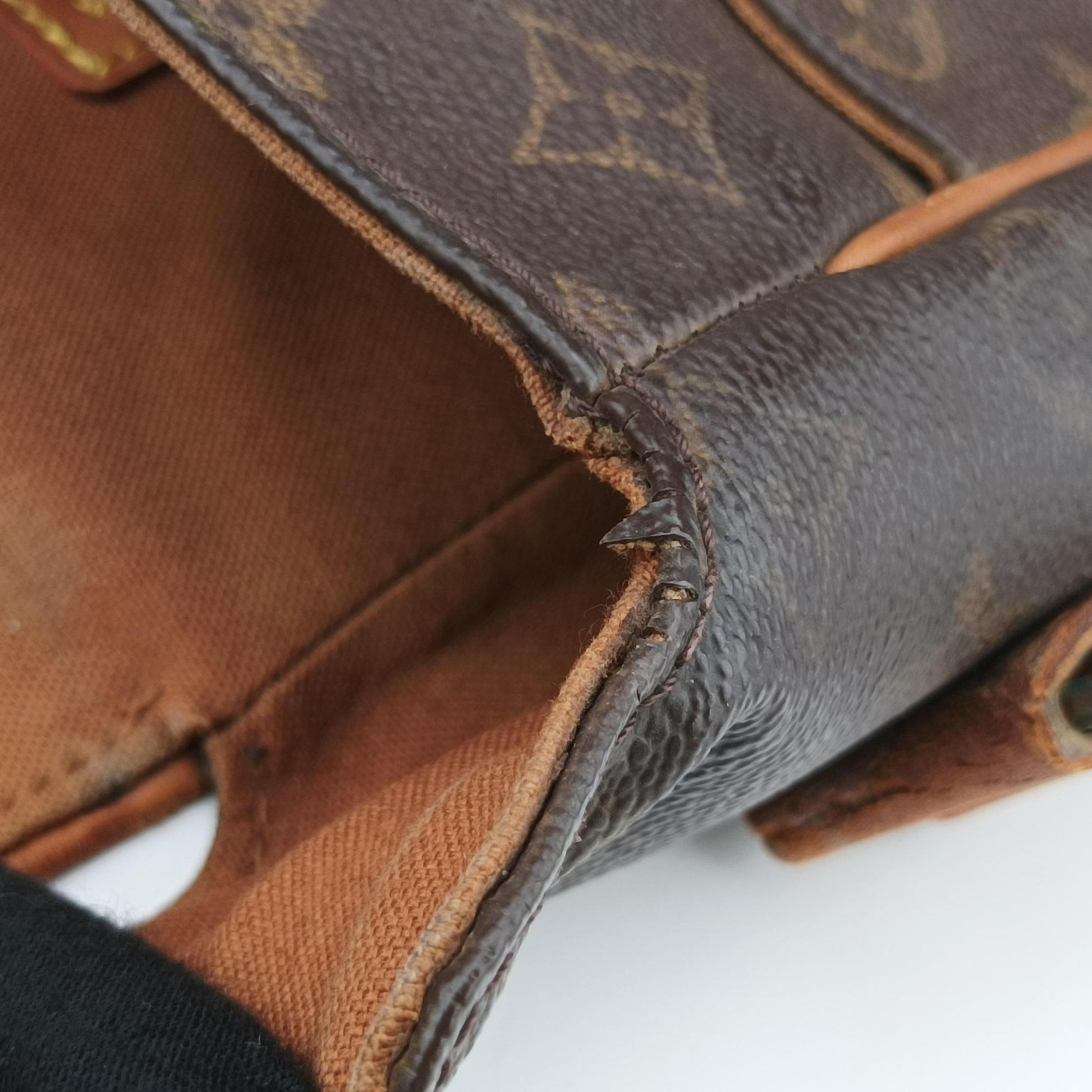 Abbesses Messenger Brown Monogram Coated Canvas  × Leather M45257 SP0013アベス メッセンジャー ブラウン系 モノグラム・キャンバス × レザー M45257 SP0013
