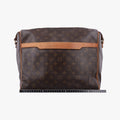 Abbesses Messenger Brown Monogram Coated Canvas  × Leather M45257 SP0013アベス メッセンジャー ブラウン系 モノグラム・キャンバス × レザー M45257 SP0013