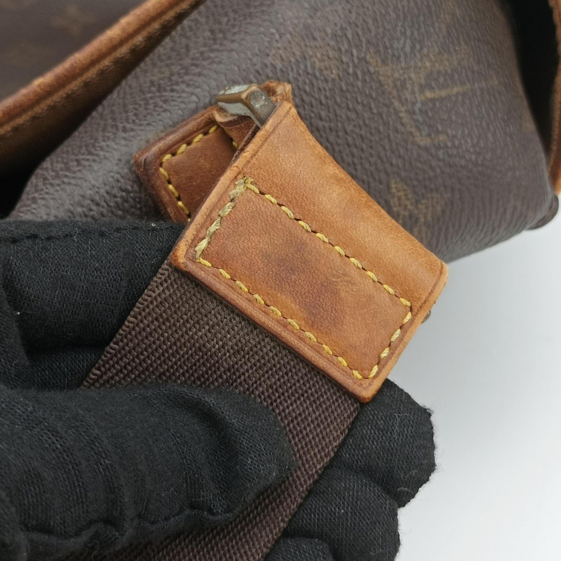 Abbesses Messenger Brown Monogram Coated Canvas  × Leather M45257 SP0013アベス メッセンジャー ブラウン系 モノグラム・キャンバス × レザー M45257 SP0013