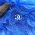 Shearling CC Hook Card Holder Blue wool AP2397 31690641シアリングCCフックカードホルダー ブルー ウール AP2397 31690641