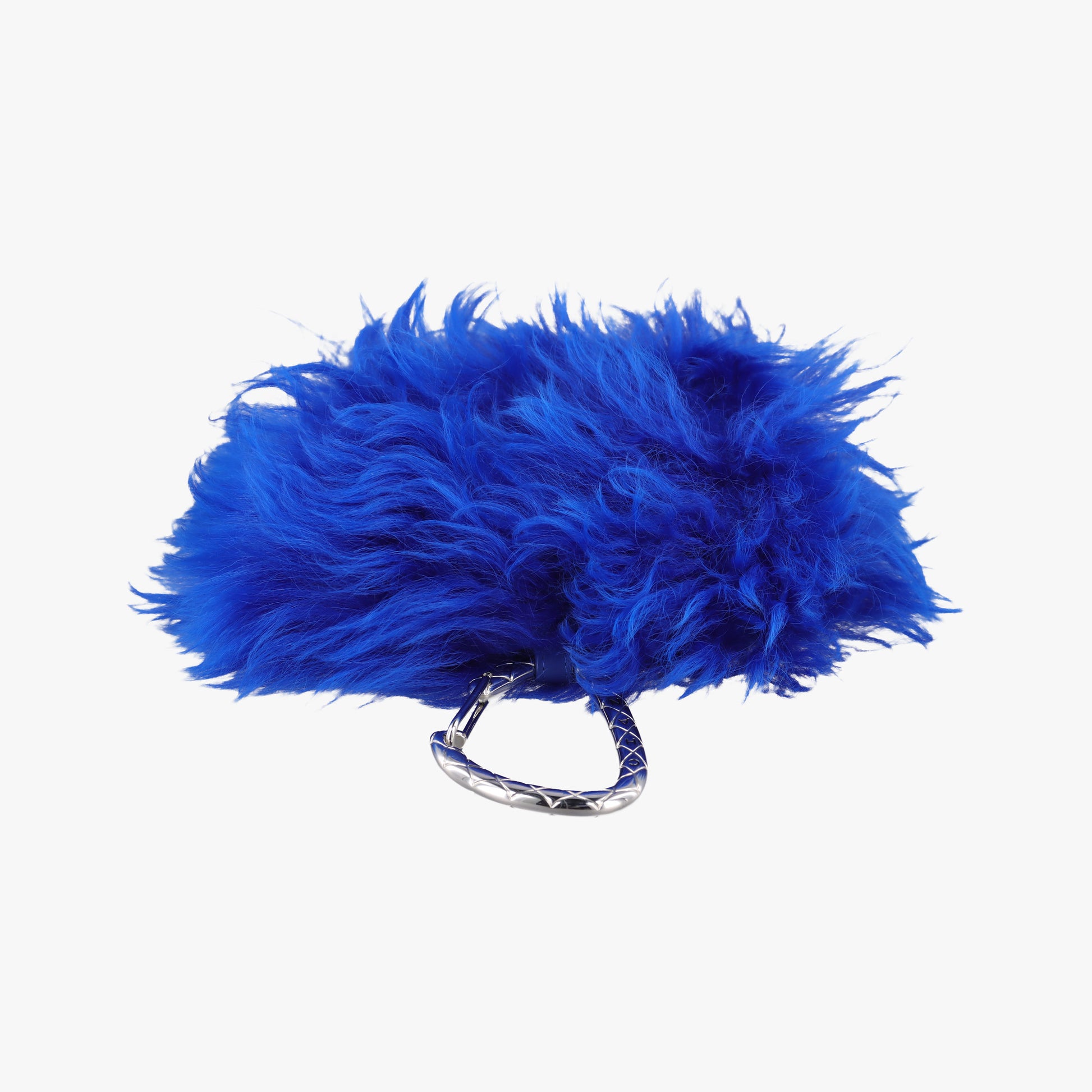 Shearling CC Hook Card Holder Blue wool AP2397 31690641シアリングCCフックカードホルダー ブルー ウール AP2397 31690641