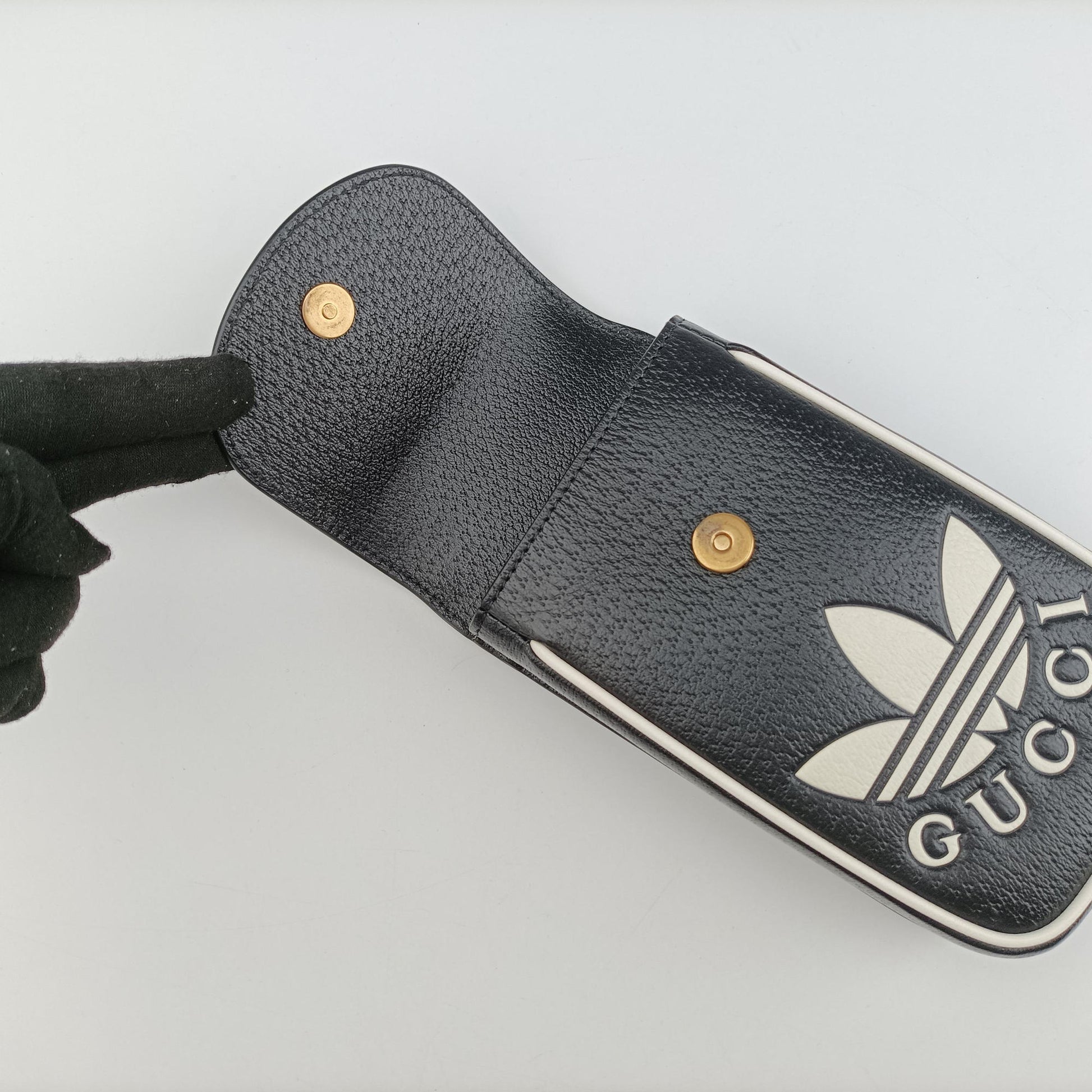 Gucci ×adidas Mini Black Leather 721794 グッチ × アディダス ミニ ブラック レザー 721794 
