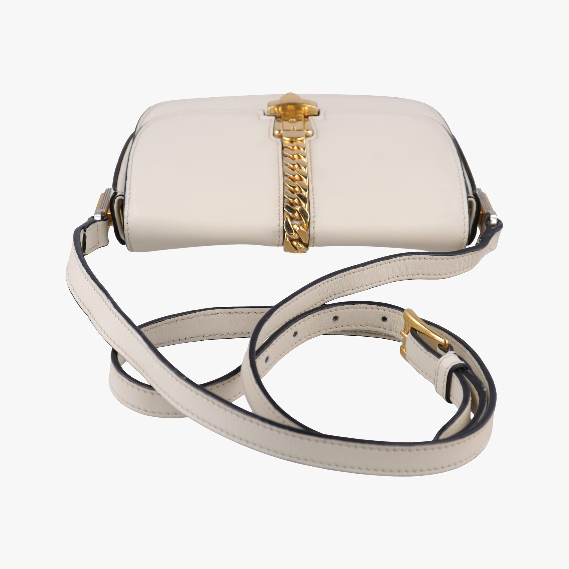 Sylvie 1969 Mini White Leather 615965 I033048986シルヴィ 1969 ホワイト レザー 615965 I033048986