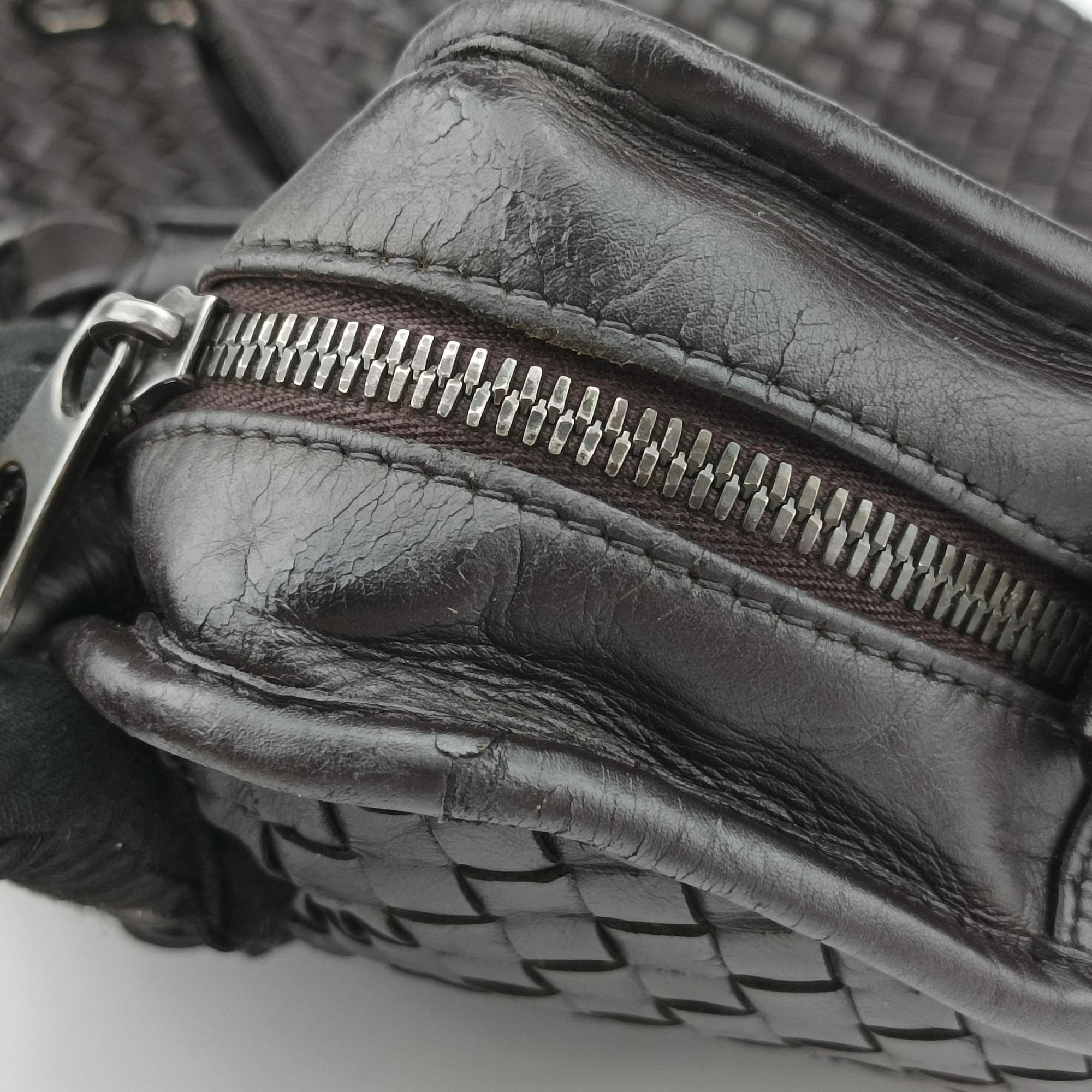 Intrecciato Brown lambskin B00801155Dイントレチャート ブラウン ラムスキン B00801155D