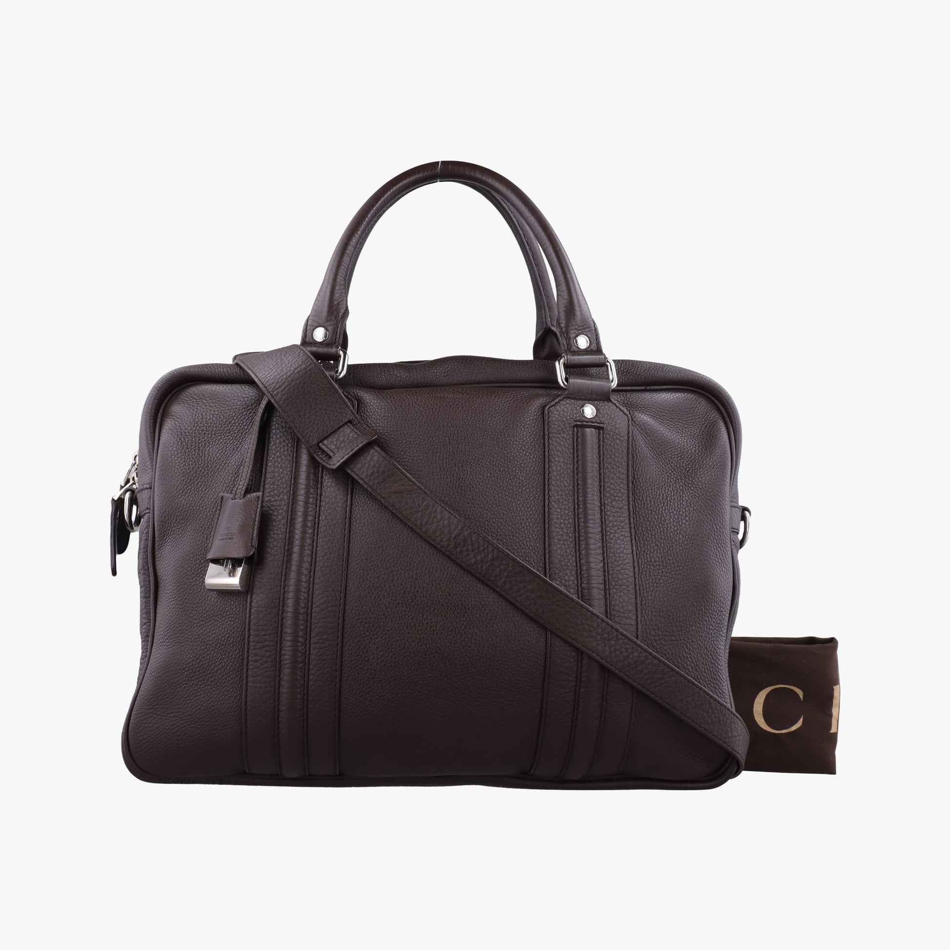 Briefcase business Brown leather 231850 B010207373ビジネス ブリーフケース ブラウン レザー 231850 B010207373