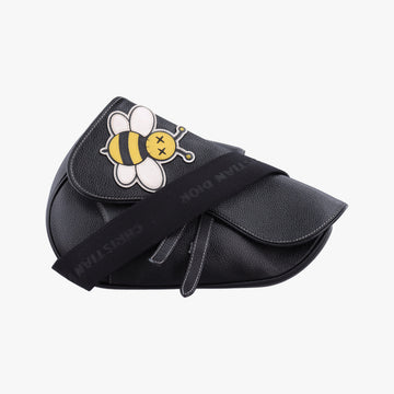 Saddle KAWS  Bee Black Leather 06-BO-0119サドル カウ ビー ブラック レザー 06-BO-0119