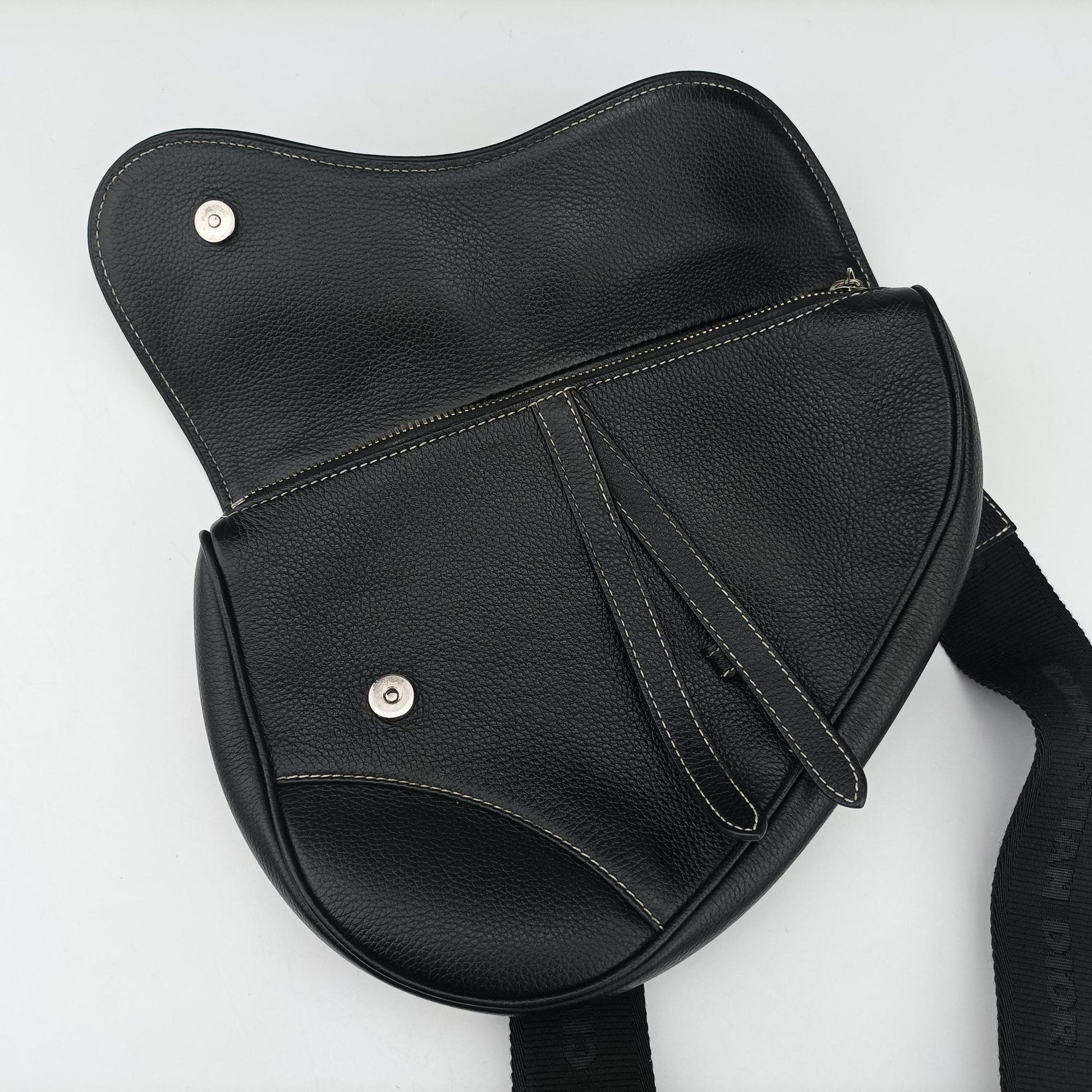 Saddle KAWS  Bee Black Leather 06-BO-0119サドル カウ ビー ブラック レザー 06-BO-0119