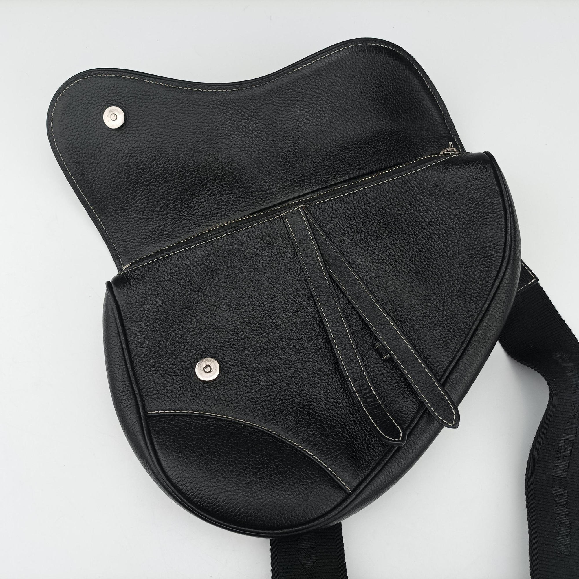 Saddle KAWS  Bee Black Leather 06-BO-0119サドル カウ ビー ブラック レザー 06-BO-0119