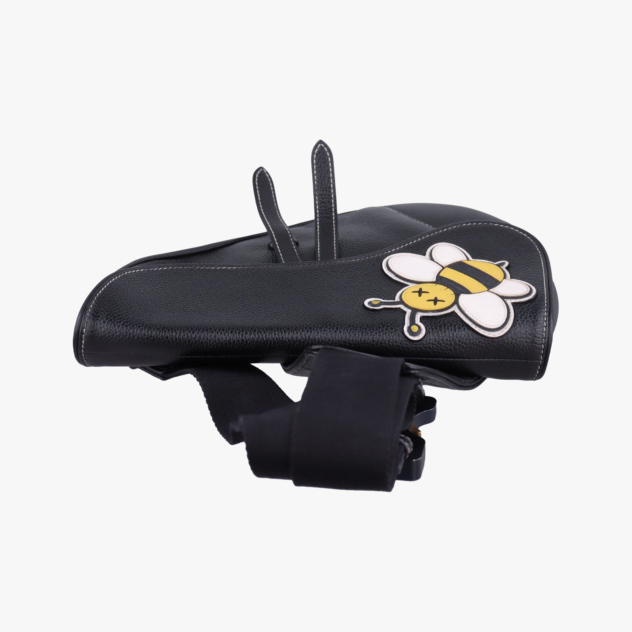 Saddle KAWS  Bee Black Leather 06-BO-0119サドル カウ ビー ブラック レザー 06-BO-0119
