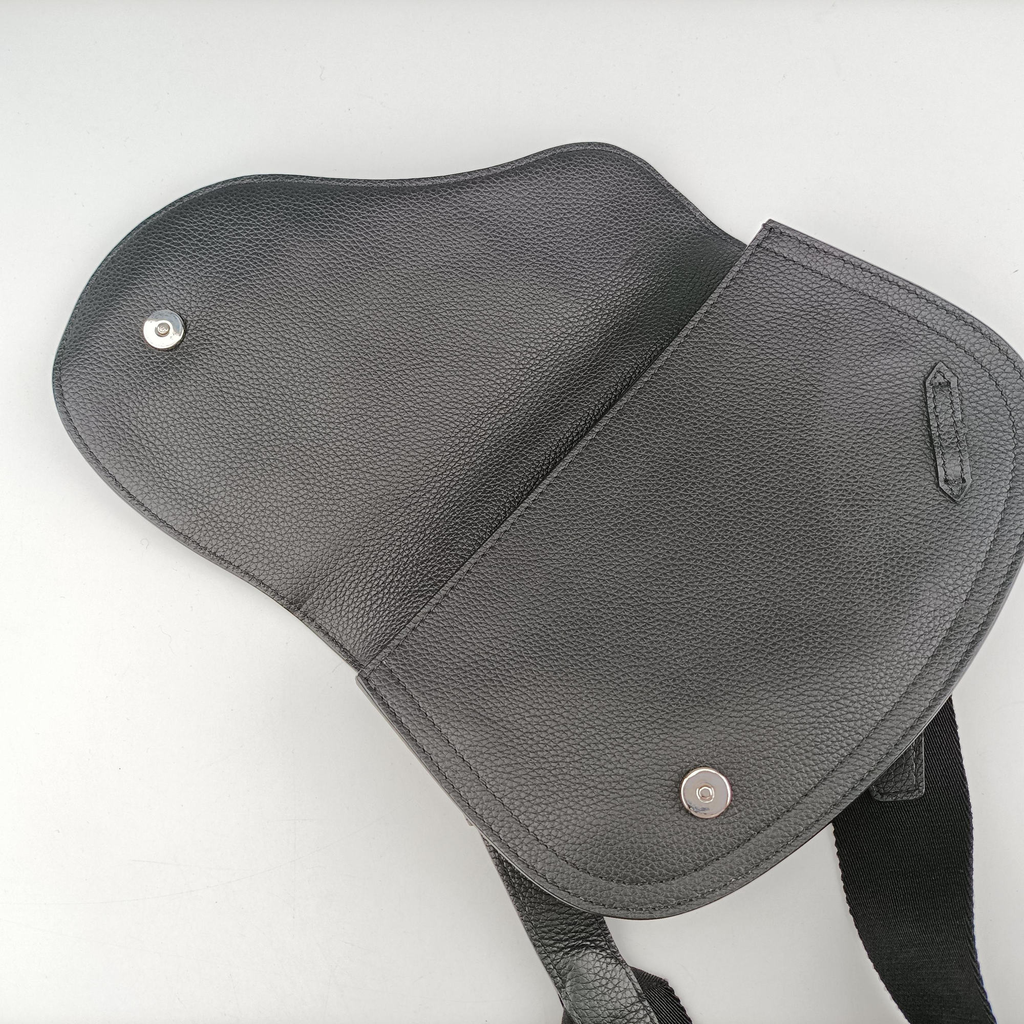 Saddle Black leather 23-BO-0179サドルバッグ ブラック レザー 23-BO-0179