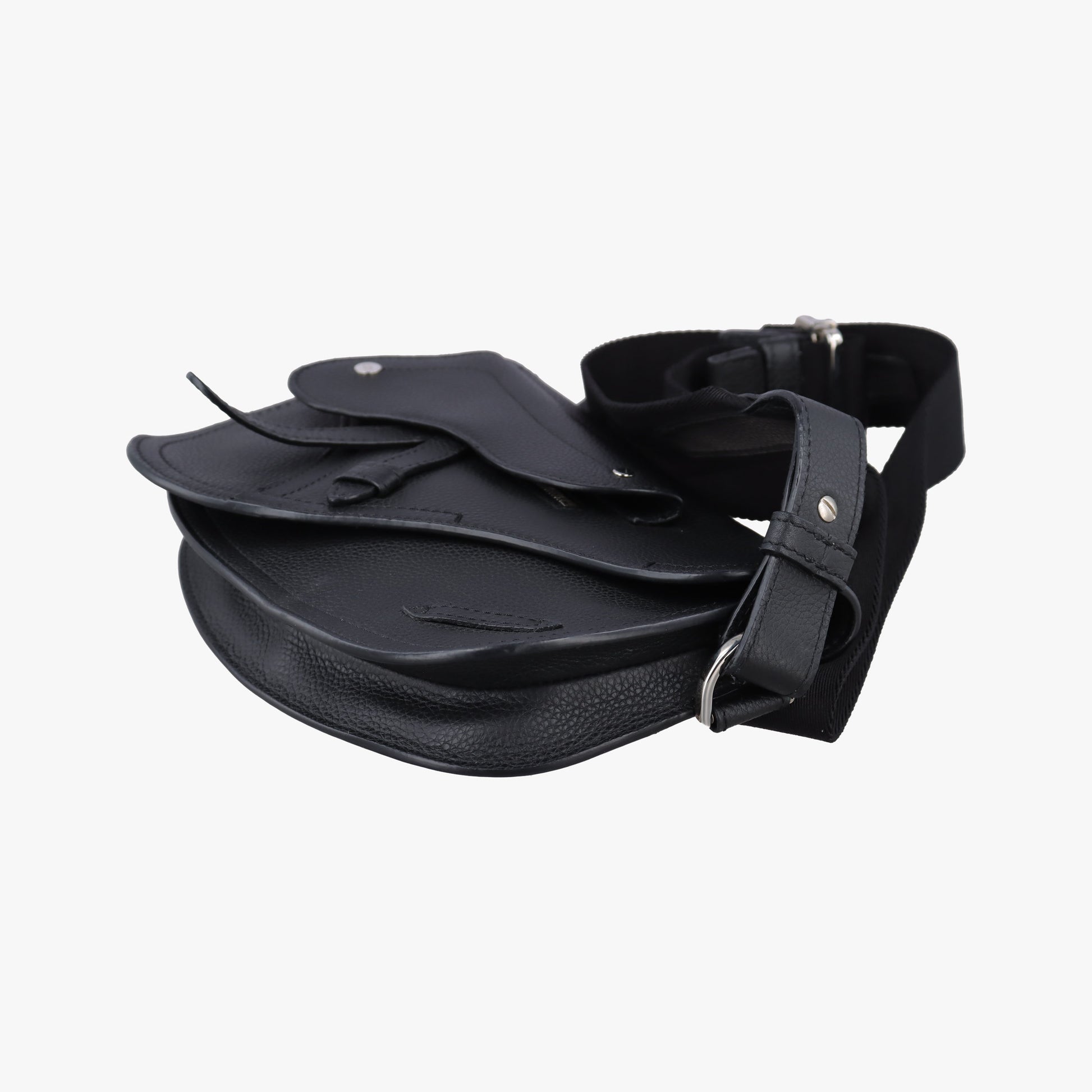 Saddle Black leather 23-BO-0179サドルバッグ ブラック レザー 23-BO-0179