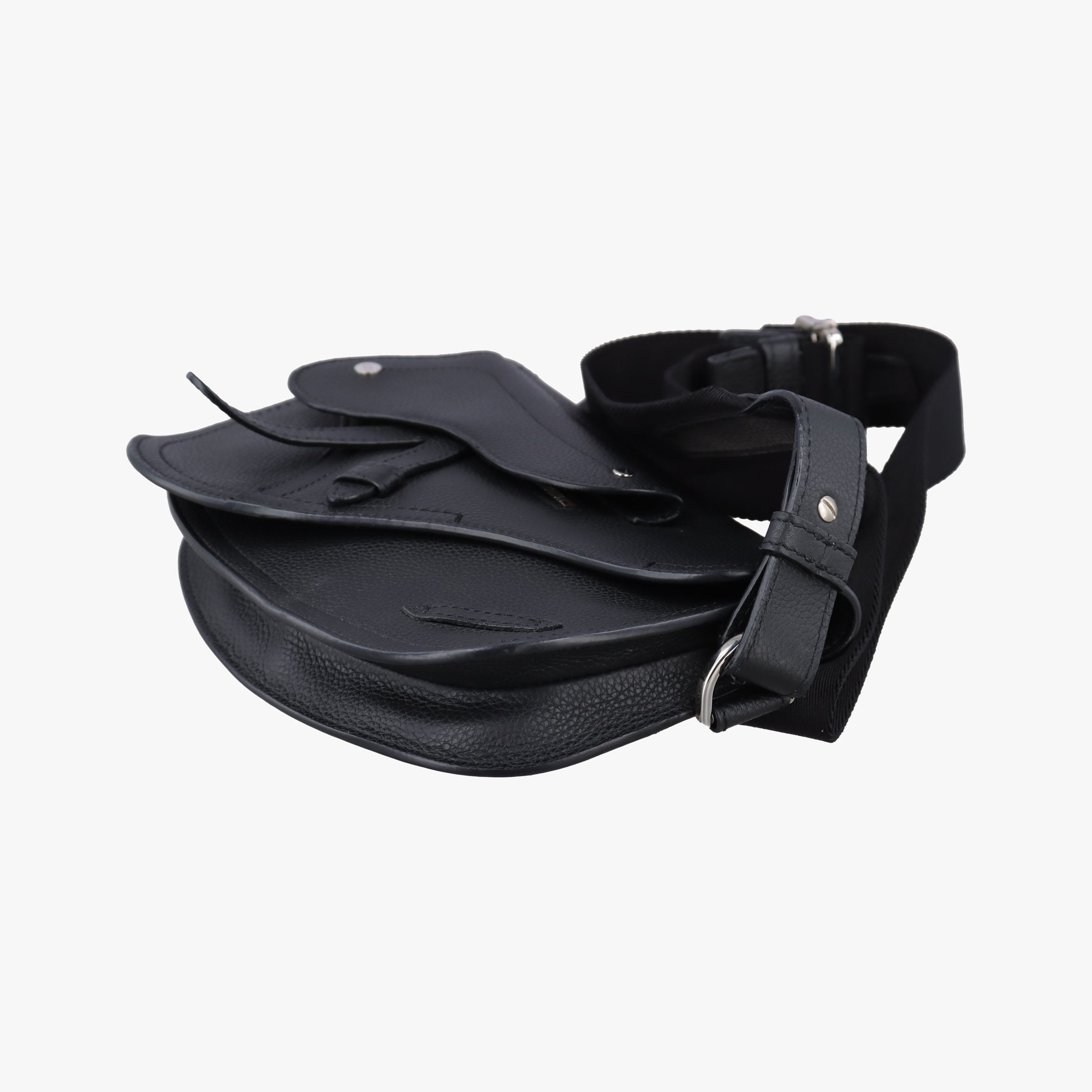 Saddle Black leather 23-BO-0179サドルバッグ ブラック レザー 23-BO-0179
