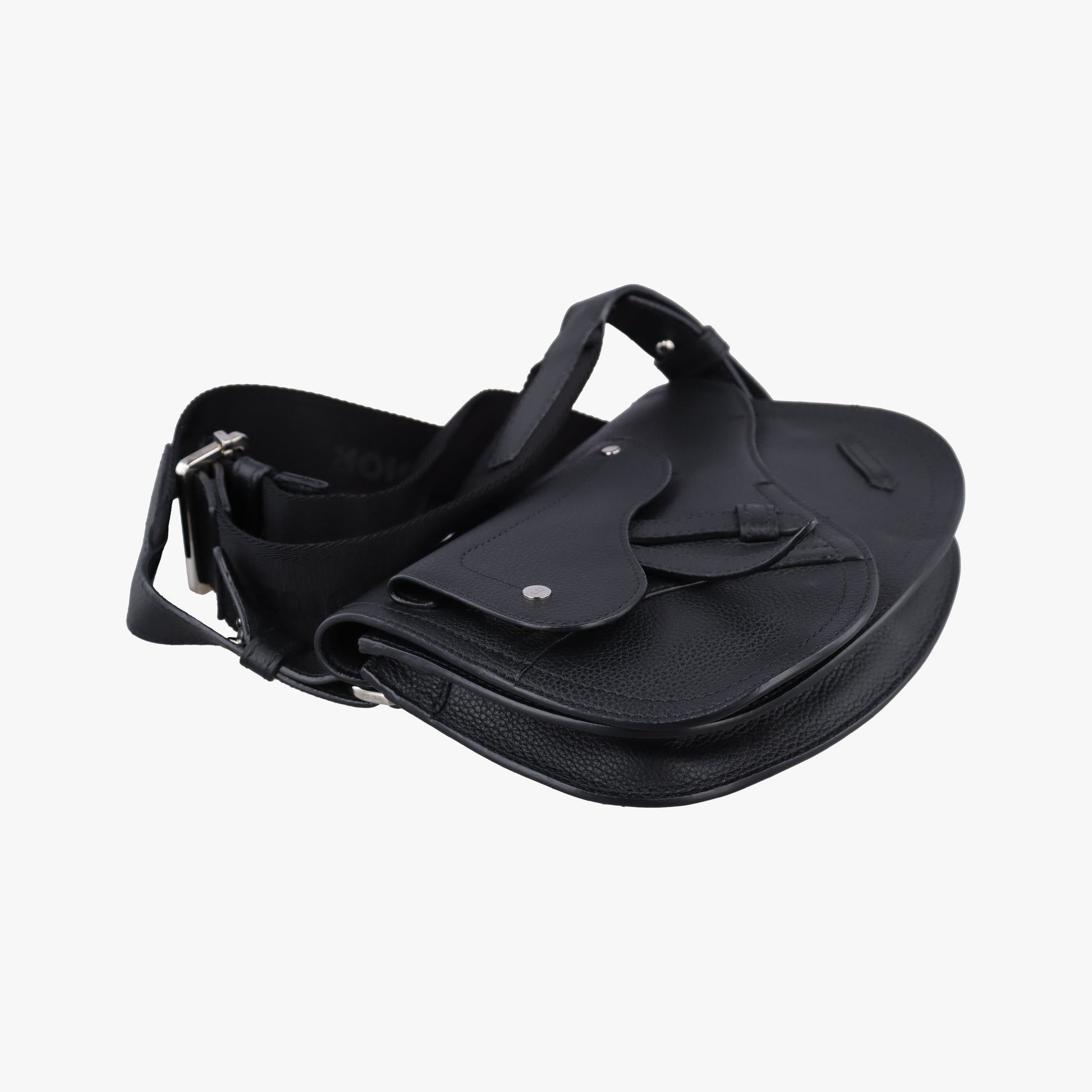 Saddle Black leather 23-BO-0179サドルバッグ ブラック レザー 23-BO-0179