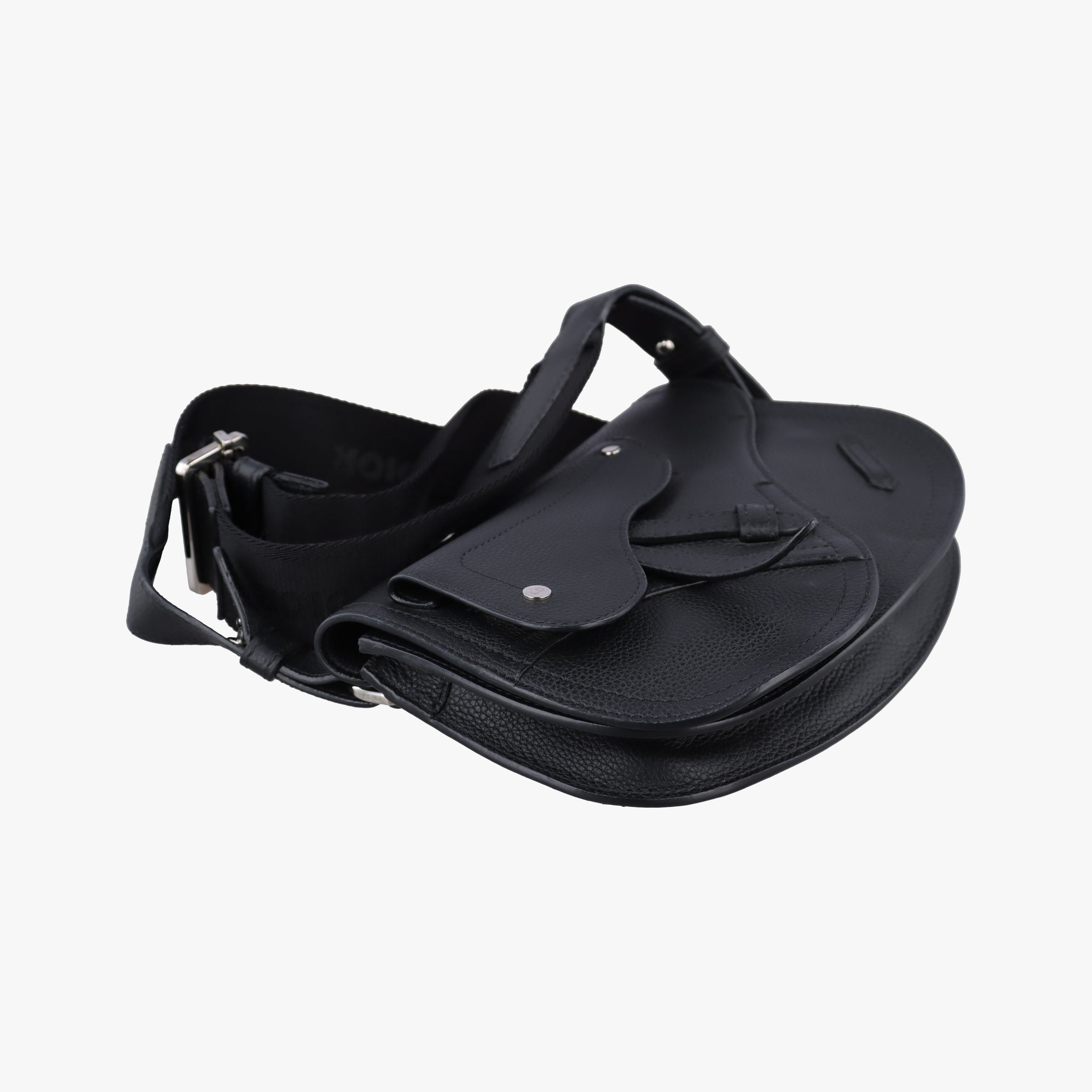 Saddle Black leather 23-BO-0179サドルバッグ ブラック レザー 23-BO-0179