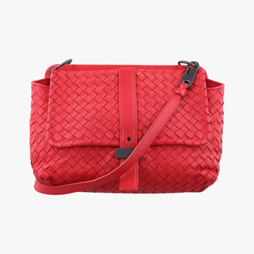 Intrecciato Red lambskin B02963546Mイントレチャート レッド ラムスキン B02963546M
