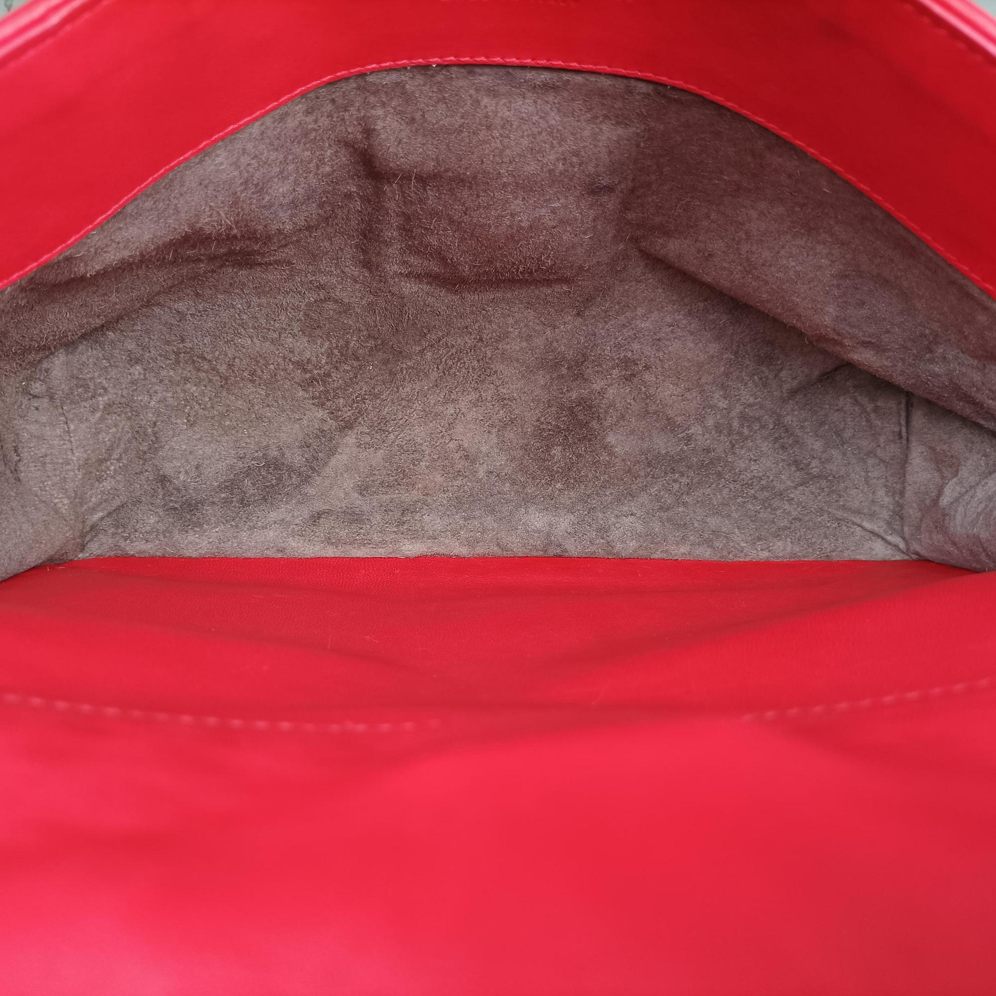 Intrecciato Red lambskin B02963546Mイントレチャート レッド ラムスキン B02963546M