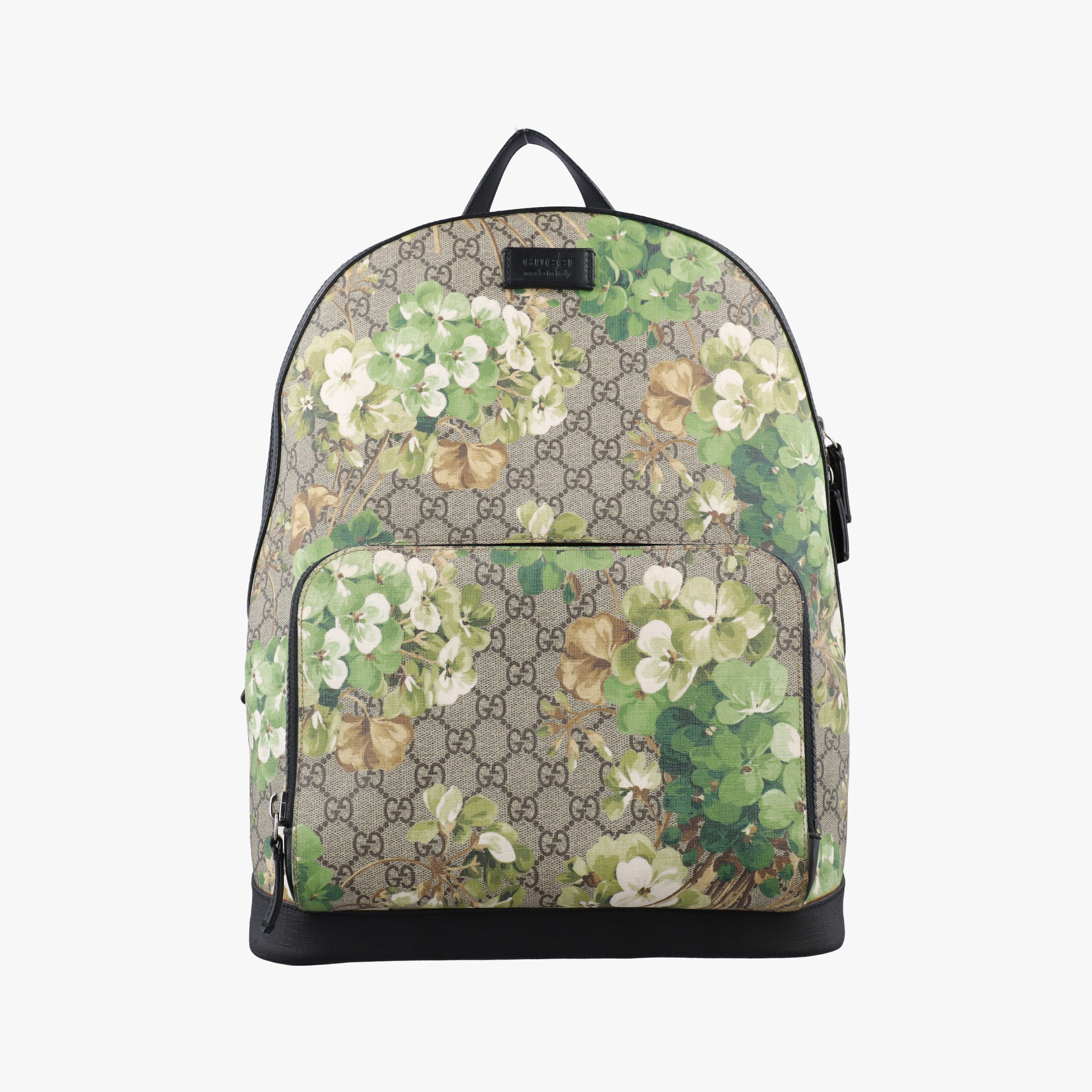 GG Blooms Beige×Multi PVC coated canvas×Leather 406370 H01931918GGブルームス ベージュ×マルチ PVCコーティングキャンバス×レザー 406370 H01931918