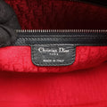 Lady Dior Black lambskin 08-MA-0110レディディオール ブラック ラムスキン 08-MA-0110