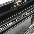 Lady Dior Black lambskin 08-MA-0110レディディオール ブラック ラムスキン 08-MA-0110