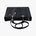 Lady Dior Black lambskin 08-MA-0110レディディオール ブラック ラムスキン 08-MA-0110