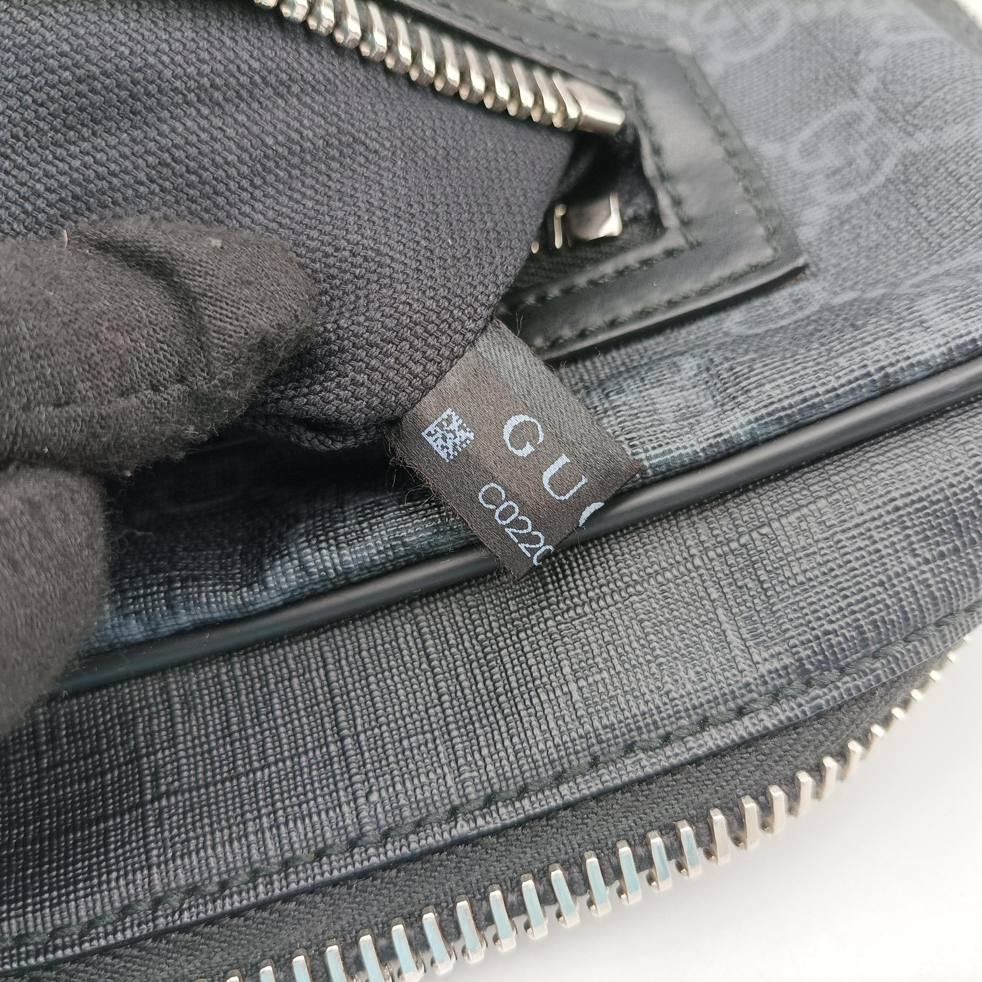 GG Supreme Navy x Black PVC coated canvas 478325 C022098890GGスプリーム ネイビー×ブラック PVCコーティングキャンバス 478325 C022098890